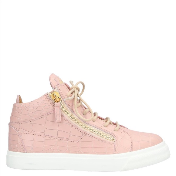 Giuseppe Zanotti Pink leather Croc Woman’s Size 5 Giuseppe Zanotti Worn once - Picture 4 of 8